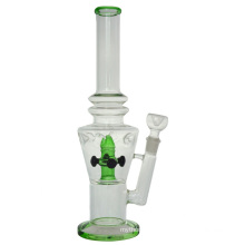 Nouveau Stemless 4 Shwerheads Hookah en verre d&#39;eau fumante (ES-GB-425)